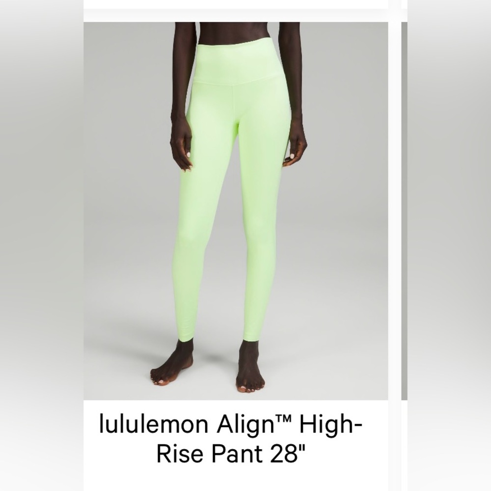 Lululemon Align Leggings in Faded Zap size 6